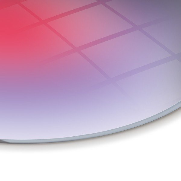 Tiskana staklena slika ø 70 cm Halo – Styler-image-4