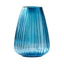 Plava staklena vaza Bitz Kusintha, visina 22 cm