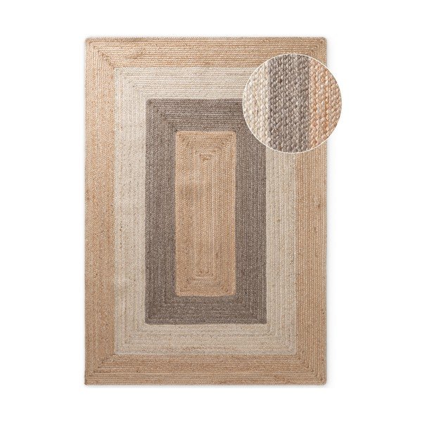Obostrani/ručno rađen juten tepih 200x300 cm Juno – Hanse Home