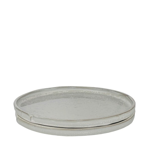 Bijeli kameni tanjuri u setu 2 kom ø 20 cm Sand Grain – Mette Ditmer Denmark