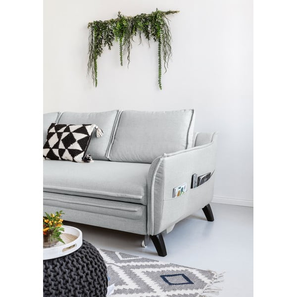 Svijetlosiva kutna gatnitura na razvlačenje Miuform Charming Charlie, lijevi kut-image-4