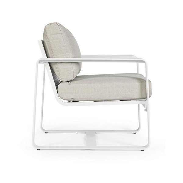 Bijela metalna vrtna fotelja Merrigan   – Bizzotto-image-3