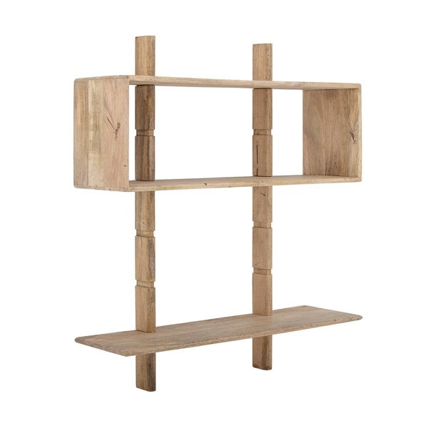Zidna polica od masivnog manga u prirodnoj boji 96,5x110,5 cm Millian – Bloomingville-image-2