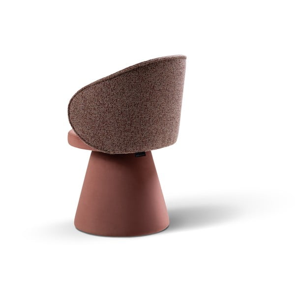 Ružičasta baršunasti fotelja Inez – Micadoni -image-4