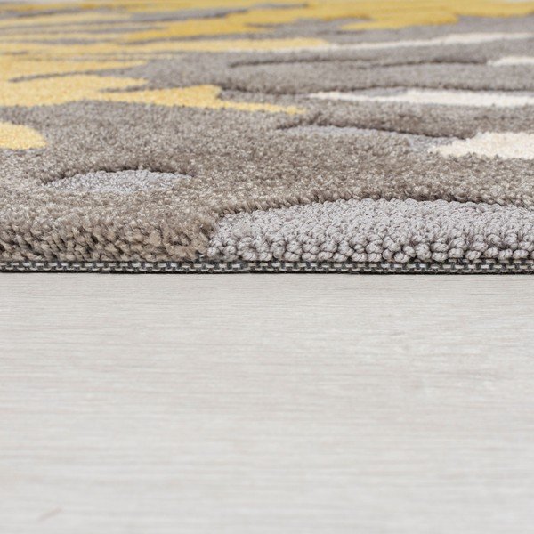 Sivo-žuti tepih Flair Rugs Soft Floral, 160 x 230 cm-image-3