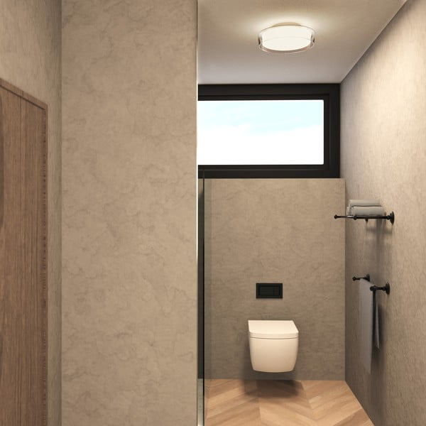 Bijela stropna svjetiljka SULION Nilo, ø 30 cm-image-4