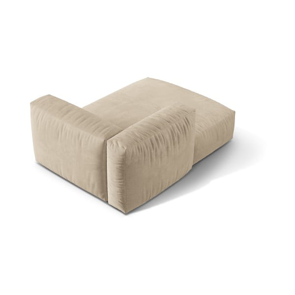 Bež baršunasti modularna sjedeća garnitura (s lijevim kutom) Martina – Micadoni -image-2