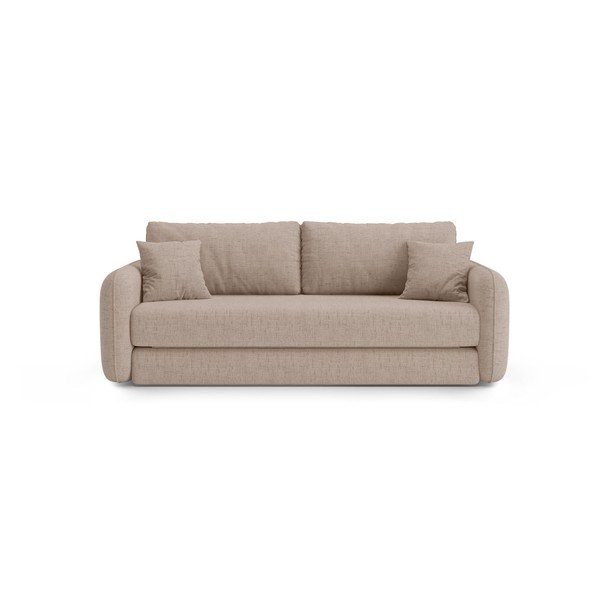 Bež sklopiva sofa 225 cm – Micadoni 