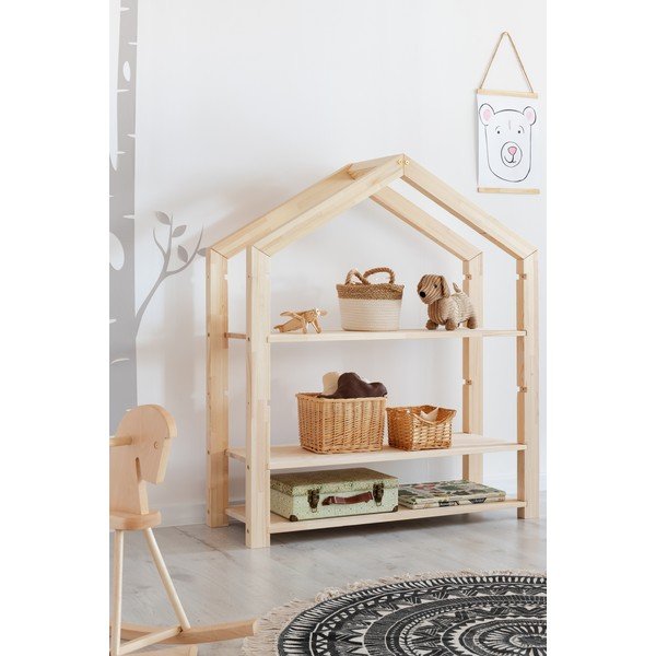 Dječje police od borovog drva Adeko Rela, 40 x 113 cm-image-2