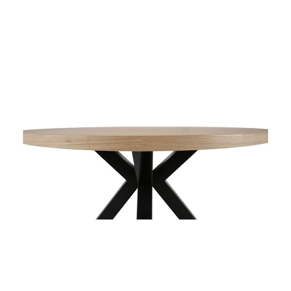 Okrugli blagovaonski stol s crnim nogama Canett Maison, ø 120 cm-image-3