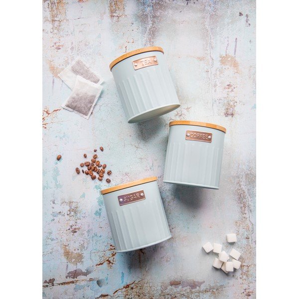 Čelične posude za namirnice u setu 3 kom za kavu/za čaj – Kitchen Craft-image-3