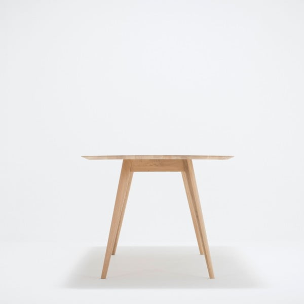 Blagovaonski stol od punog hrasta Gazzda Stafa, 220 x 90 cm-image-1