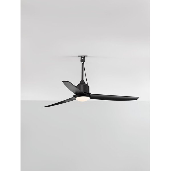 Mat crna metalna LED stropna svjetiljka s mogućnosti zatamnjivanja Blowy – Nova Luce-image-4
