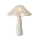 Bež stolna lampa s tekstilnim sjenilom (visina 50 cm) Favoro – Markslöjd