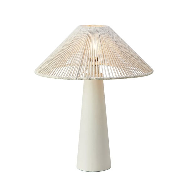 Bež stolna lampa s tekstilnim sjenilom (visina 50 cm) Favoro – Markslöjd