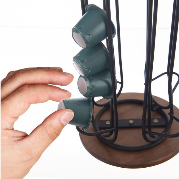 Crni stalak za kapsule kave Radka – Orion-image-2