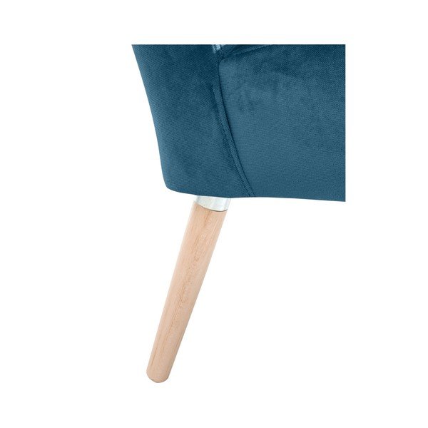 Plava fotelja Max Winzer Neele Velvet-image-4