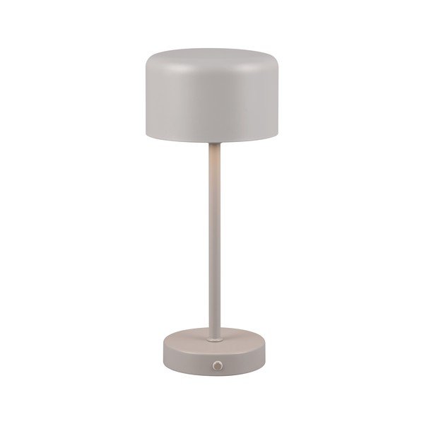 Svijetlo siva LED stolna lampa s mogućnošću zatamnjivanja (visina 30 cm) Jeff – Reality-image-1