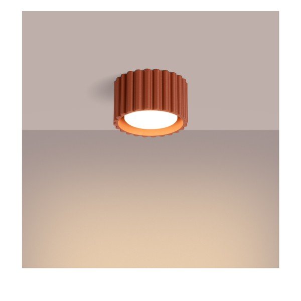 Metalni reflektor boje terakote ø 10 cm Zora – Sollux-image-4