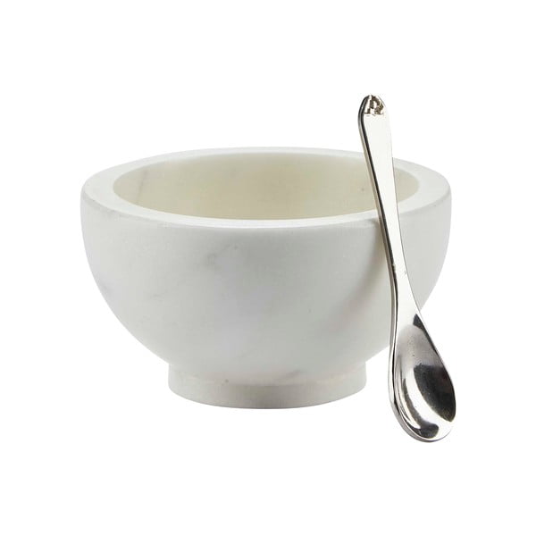 Bijela mramorna zdjela sa žlicom Bahne & CO