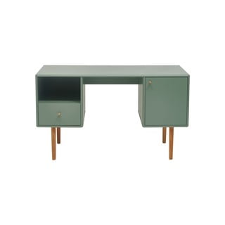 Zeleni radni stol 130x50 cm Color Living - Tom Tailor for Tenzo