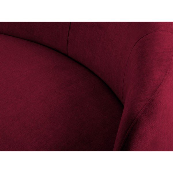 Bordo baršunasta asimetrična sofa Mazzini Sofas Debbie, lijevo-image-1