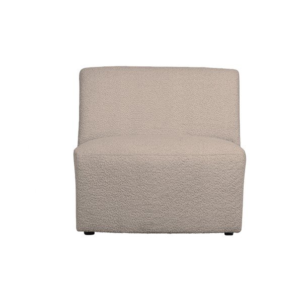 Bež modularna sjedeća garnitura od bouclé tkanine (srednji modul ) Coco  – WOOOD-image-1