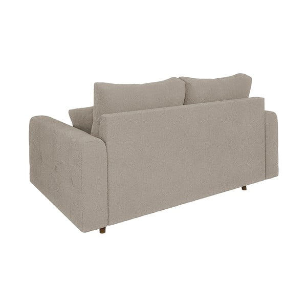 Bež sofa od bouclé tkanine 150 cm Ariella – Ropez-image-2