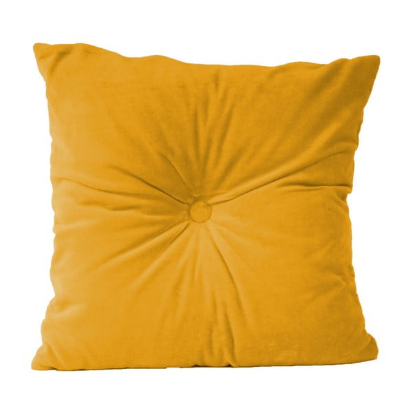 Žuti pamučni jastuk PT LIVING, 45 x 45 cm