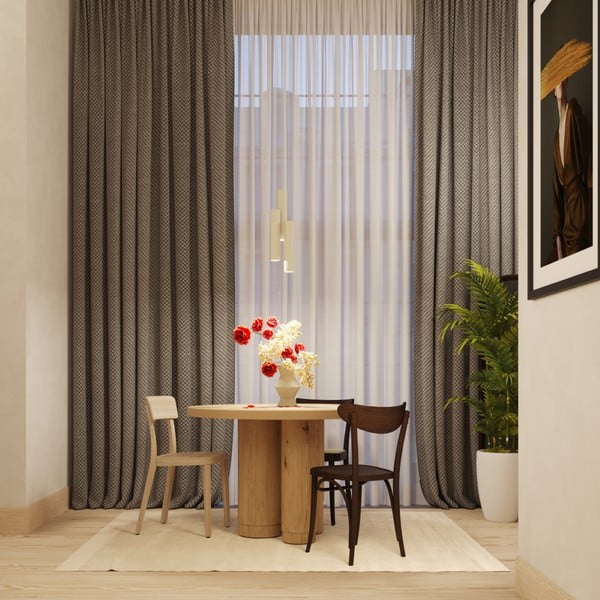 Krem viseća svjetiljka ø 8 cm Castro – Sollux-image-1