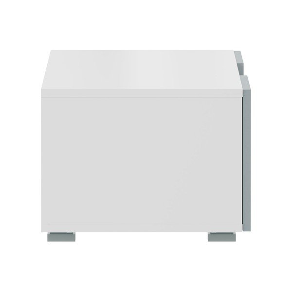 Bijela/siva TV komoda 140x31 cm Podium – TemaHome-image-4