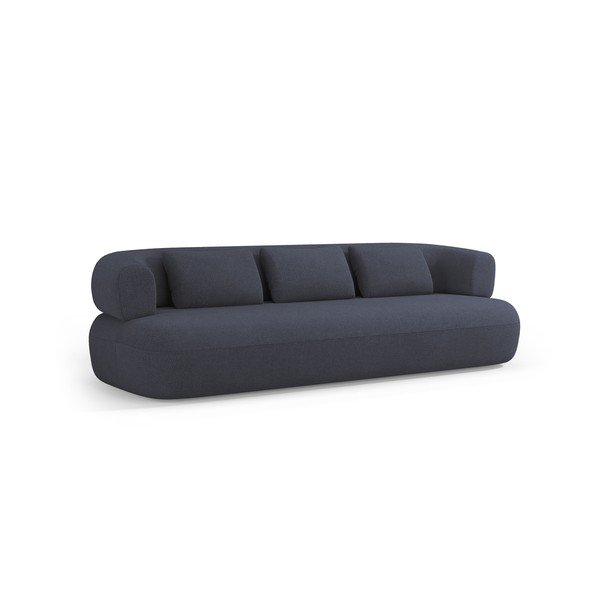 Tamno plava sofa od bouclé tkanine 226 cm Jenny – Micadoni 