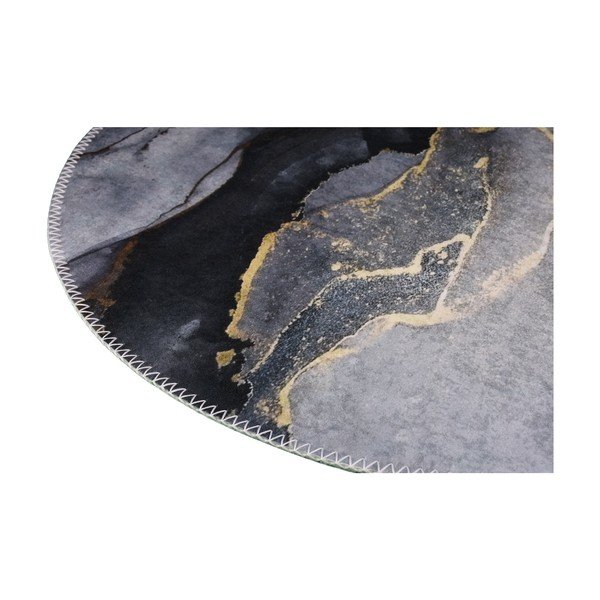 Crno-bijeli perivi tepih 60x100 cm – Vitaus-image-2