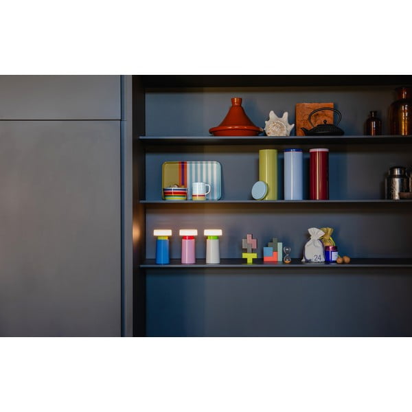 Ružičasta LED stolna lampa s mogućnosti zatamnjivanja (visina 17,5 cm) Victoria – Remember-image-3