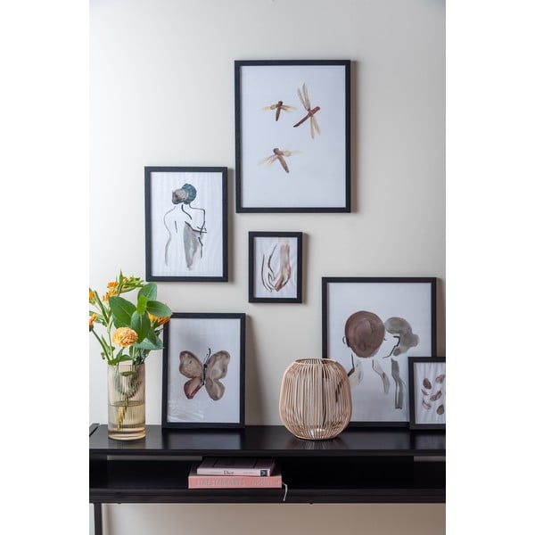 Svijetlo smeđa stolna lampa PT LIVING Lanterna, visina 15,5 cm-image-1