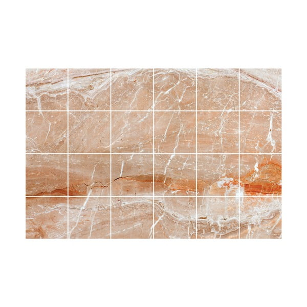 Set naljepnica za pločice 24 kom 15x15 cm Marble Tiles Torino - Ambiance-image-2