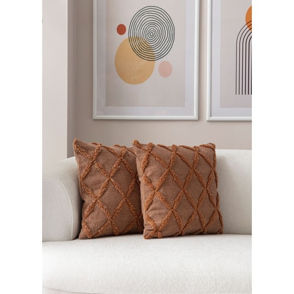 Ukrasne jastučnice u setu 2 kom 43x43 cm Tuffet – Mioli Decor-image-3