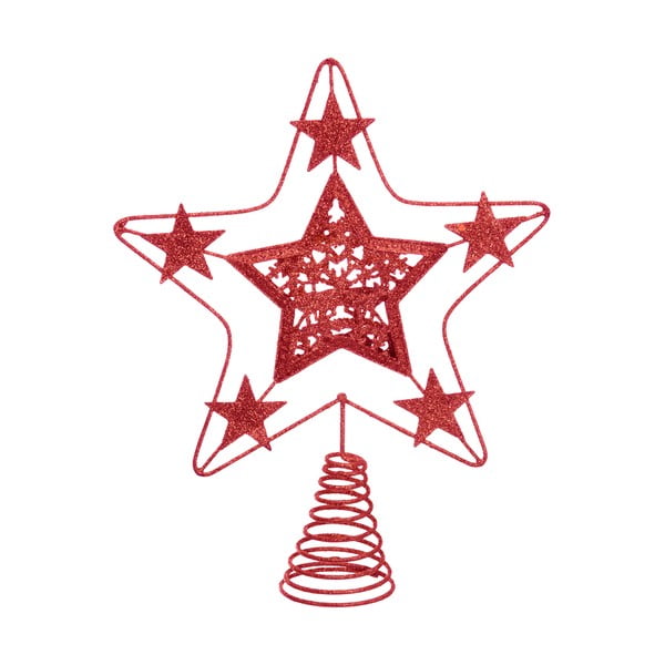 Zvijezda za božićno drvce u crvenoj boji - Casa Selección, ø 18 cm