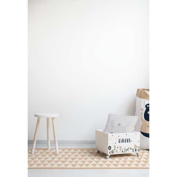 Dječja kutija za odlaganje od borovine na kotačima Folkifreckles Circus Crew-image-1