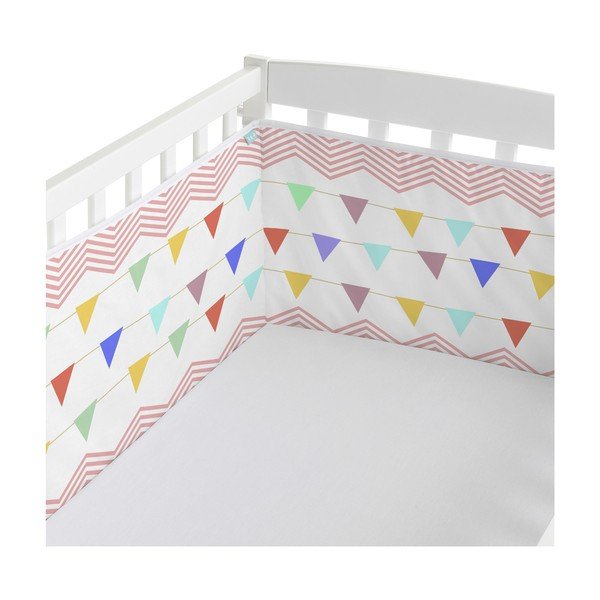 Pamučna ogradica za krevetić Mr. Fox Knight, 210 x 40 cm-image-1