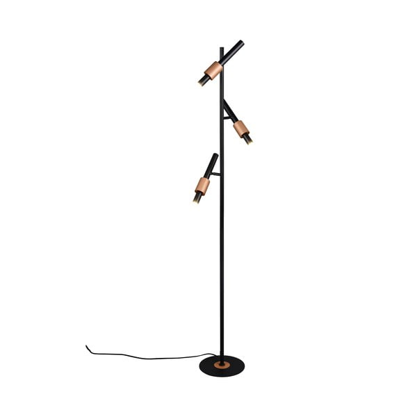 Crna/u brončanoj boji LED stojeća svjetiljka (visina 150 cm) Ikaris – Trio Select-image-4