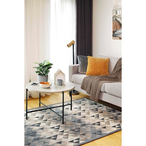 Sivi dvostrani tepih Narma Kiva, 80 x 250 cm-image-2