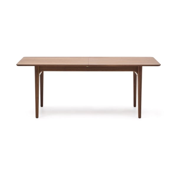 Proširiv blagovaonski stol s dodatnom pločom u dekoru oraha 100x200 cm Elan – Kave Home