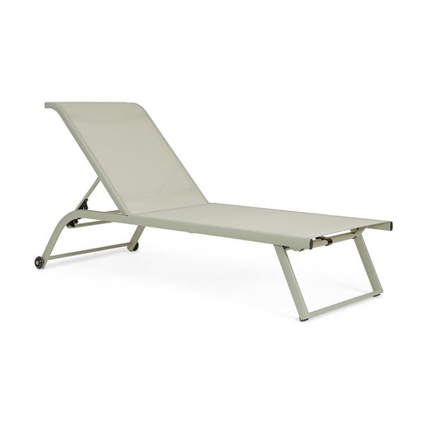 Smeđe-siva metalna vrtna ležaljka Taylor – Bizzotto