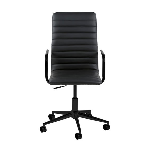 Crna uredska stolica na kotačima Actona Wislow-image-2