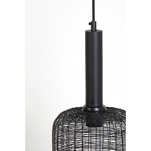 Crna stropna lampa ø 22 cm Lekang - Light & Living-image-3