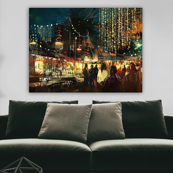 Slika 100x70 cm City Street - Wallity-image-1