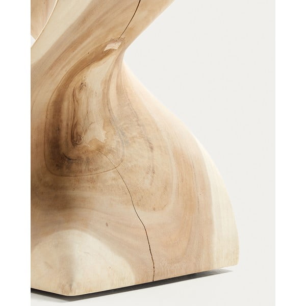 Pomoćni stol od masivnog drva munggura 30x30 cm Hakon – Kave Home-image-2