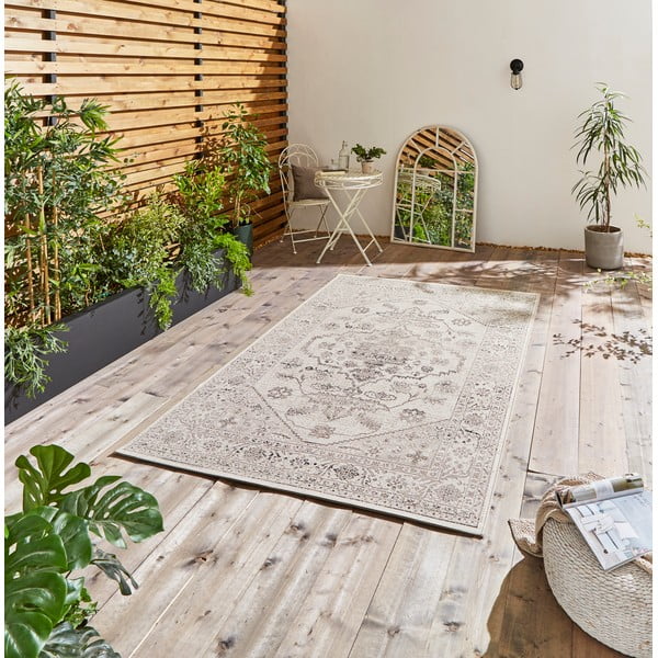 Bež vanjski tepih 170x120 cm Miami - Think Rugs-image-1