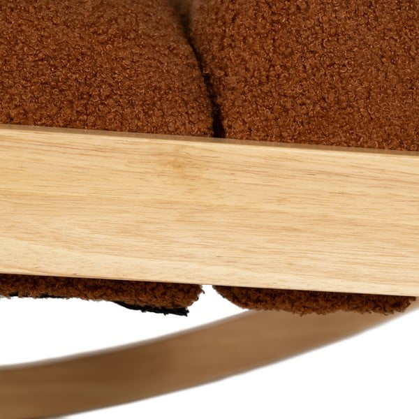 Smeđa fotelja za ljuljanje – Ixia-image-1